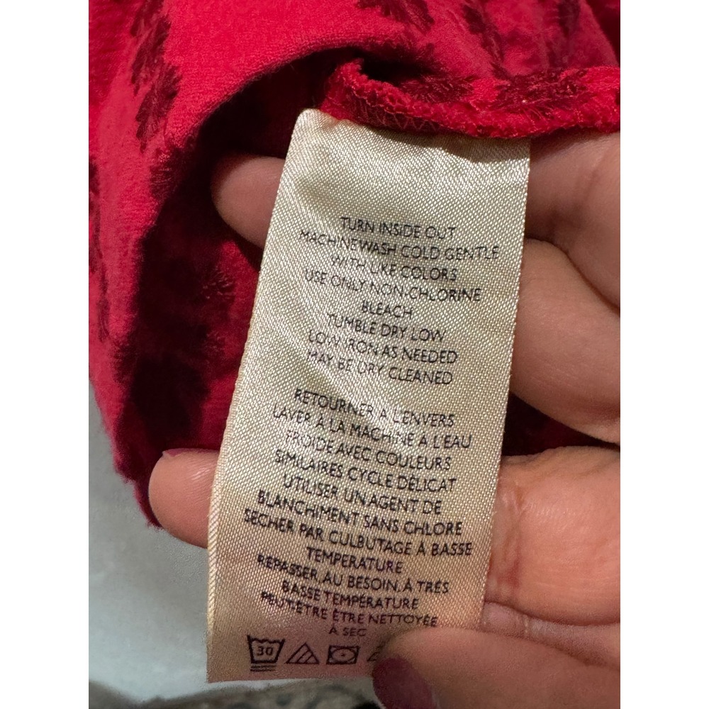 Free People Juni Mini Dress Red Embroidered Halter Open Back Size Large - Picture 8 of 9